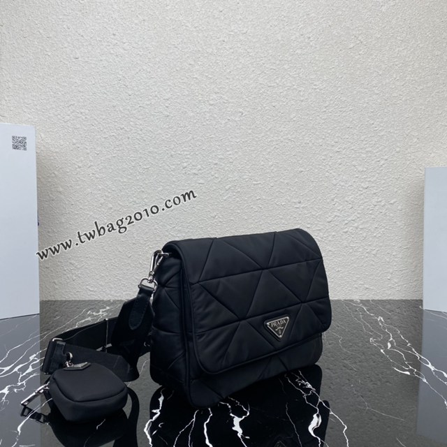 Prada專櫃新款大號三合一肩背包 1BD290 普拉達Re-Nylon再生尼龍單肩包 csp1594